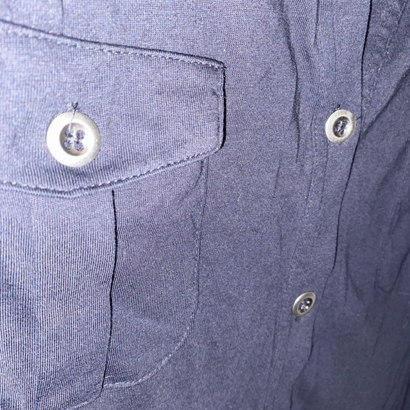 *NEW* Womens Black Button Blouse by Style&Co. (L) 100% Cotton - Picture 5 of 5